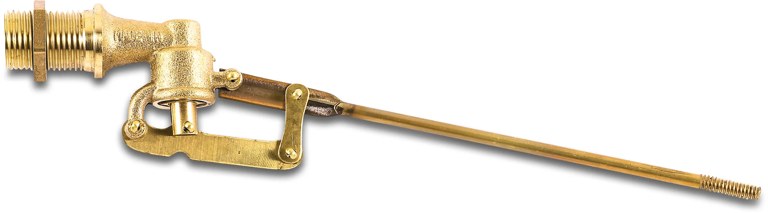 Flödesventil mässing 3/8" utvändig gänga 5bar