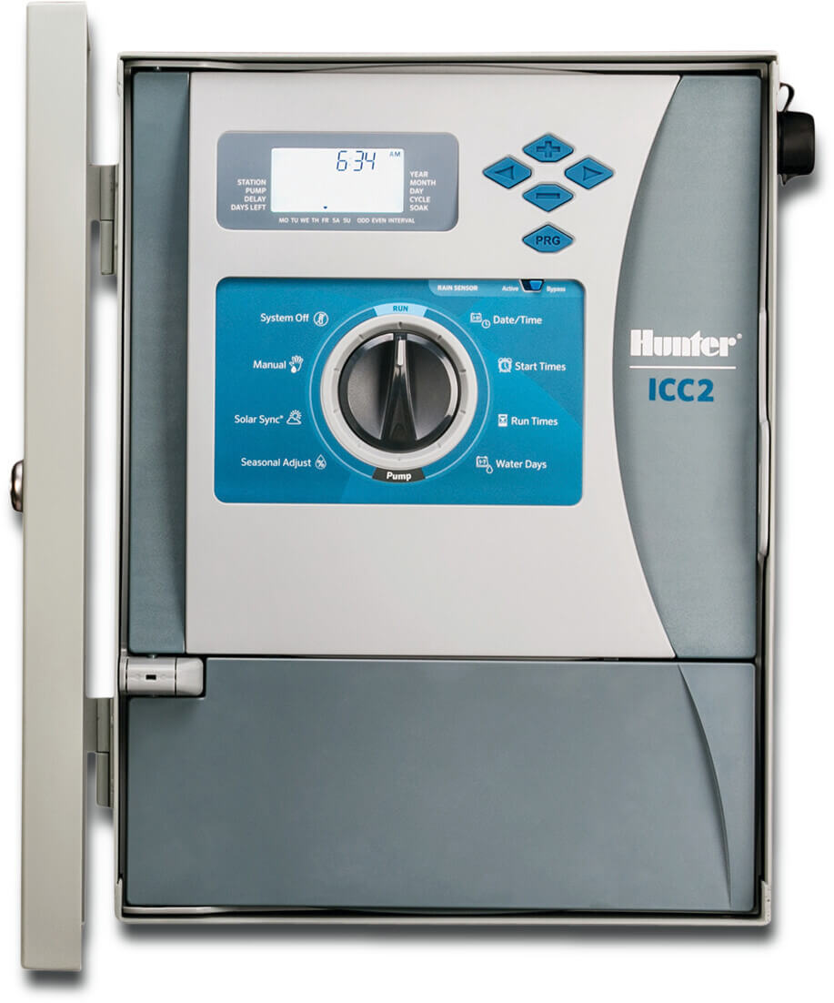 Hunter Bevattningsautomat plast 24VAC type ICC2-800-PL 8 stationer