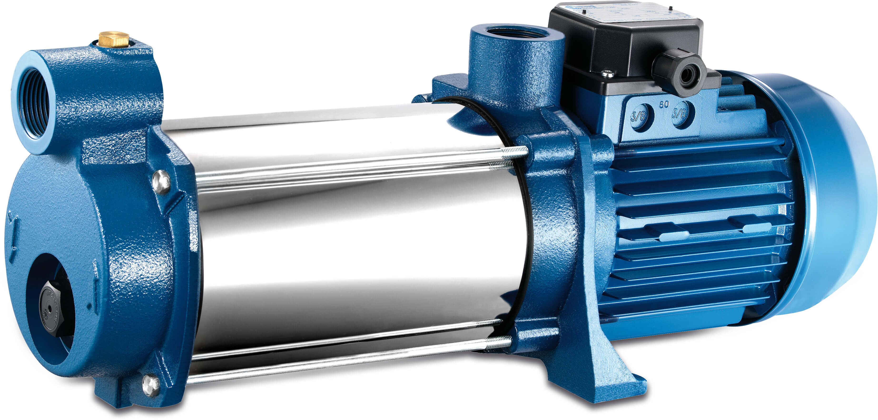 Foras Multi-stage centrifugal pump stainless steel 1" female thread 11bar 6,1A 230VAC blue type MON120 5A