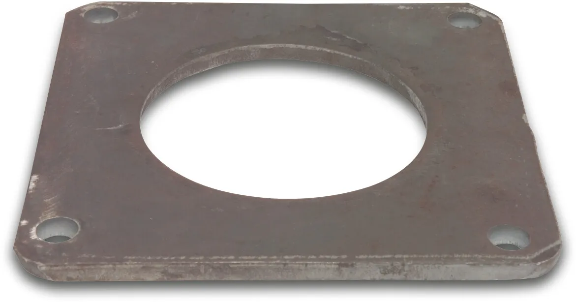 Adaptateur à bride acier 5" bride carrée x à souder noir