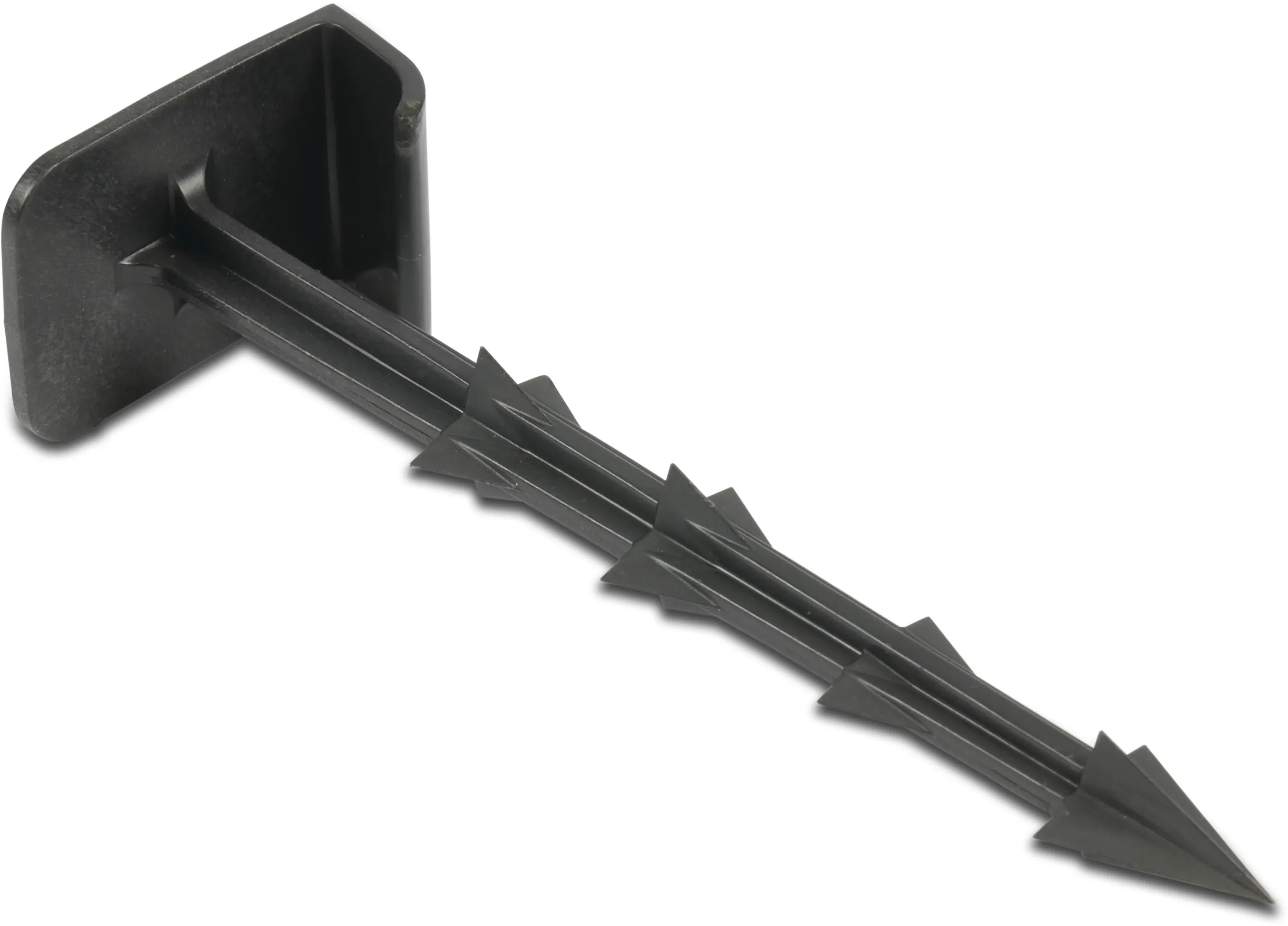 Szpilka do linii kroplującej tworzywo sztuczne 16 mm 20cm czarny