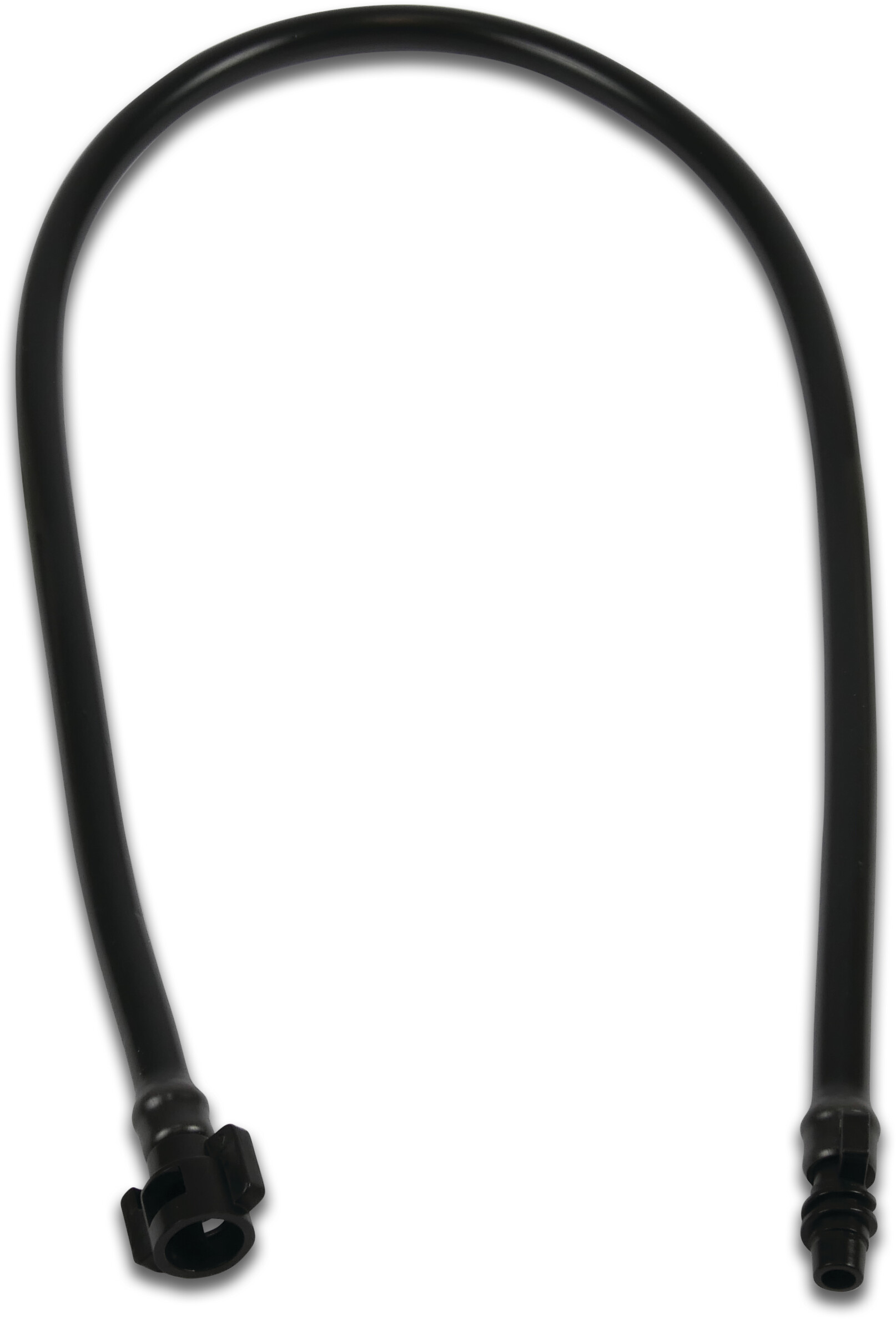 NaanDan PVC Kupplung PVC 4/7 mm Einsteck x Bayonet V-Teil 50cm Schwarz 7110
