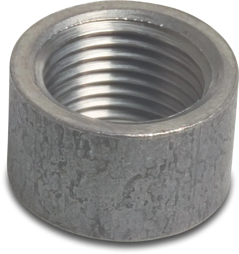 Profec Nr. 270A Half welding socket steel 1/2" x 26,4 mm female thread x butt welding 16bar