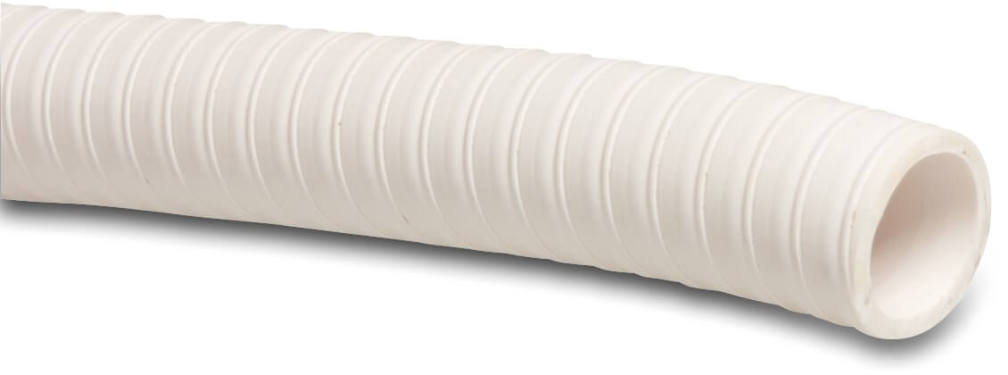 Profec Schwimmbadschlauch PVC 16 mm x 20 mm 8bar Weiß 25m type Spaflex
