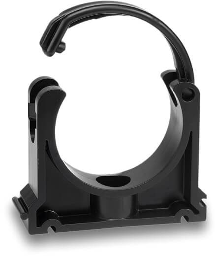 VDL Pipe clamp PP 125 mm black type C
