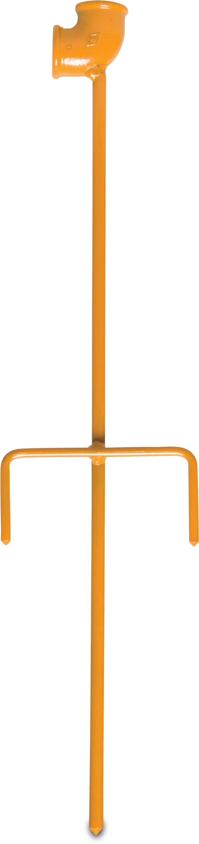 Spike steel galvanised 3/4" female thread type elbow