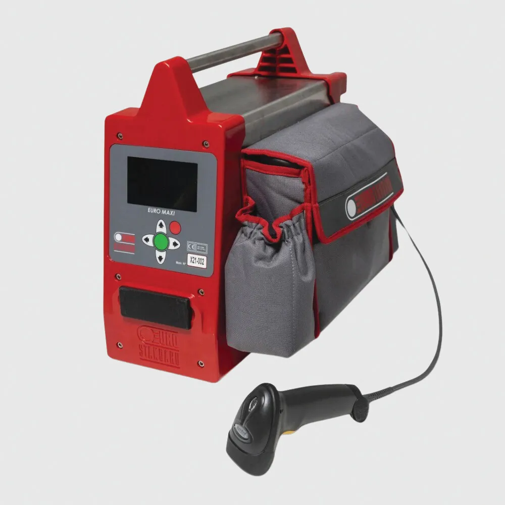 Zgrzewarka elektrooporowa Euro Maxi ze skanerem kodów kreskowych 110A 230VAC