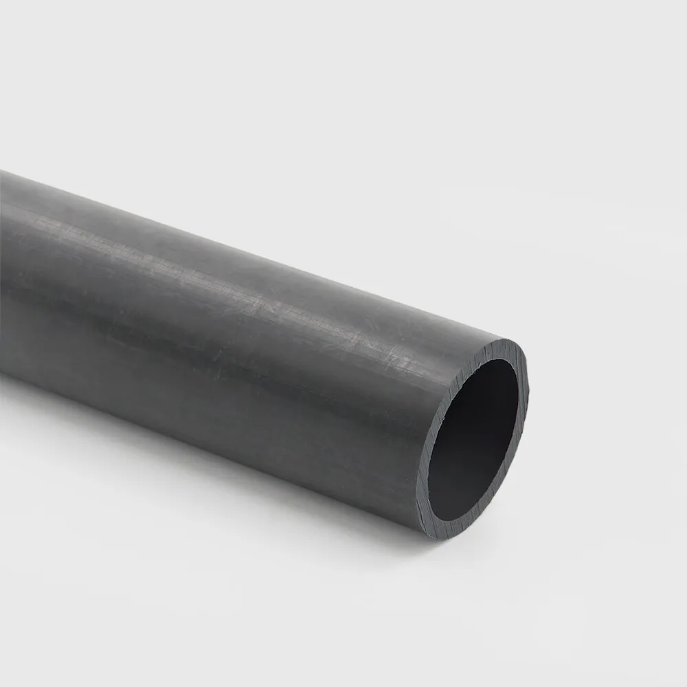 Tube pression PE100 225 mm x 13,4 mm lisse SDR17 10bar noir/bleu 6m DVGW