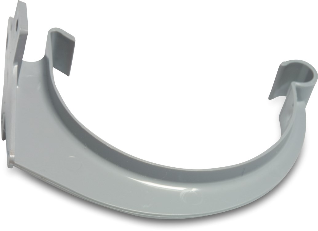 Halter PVC-U 125 mm Grau