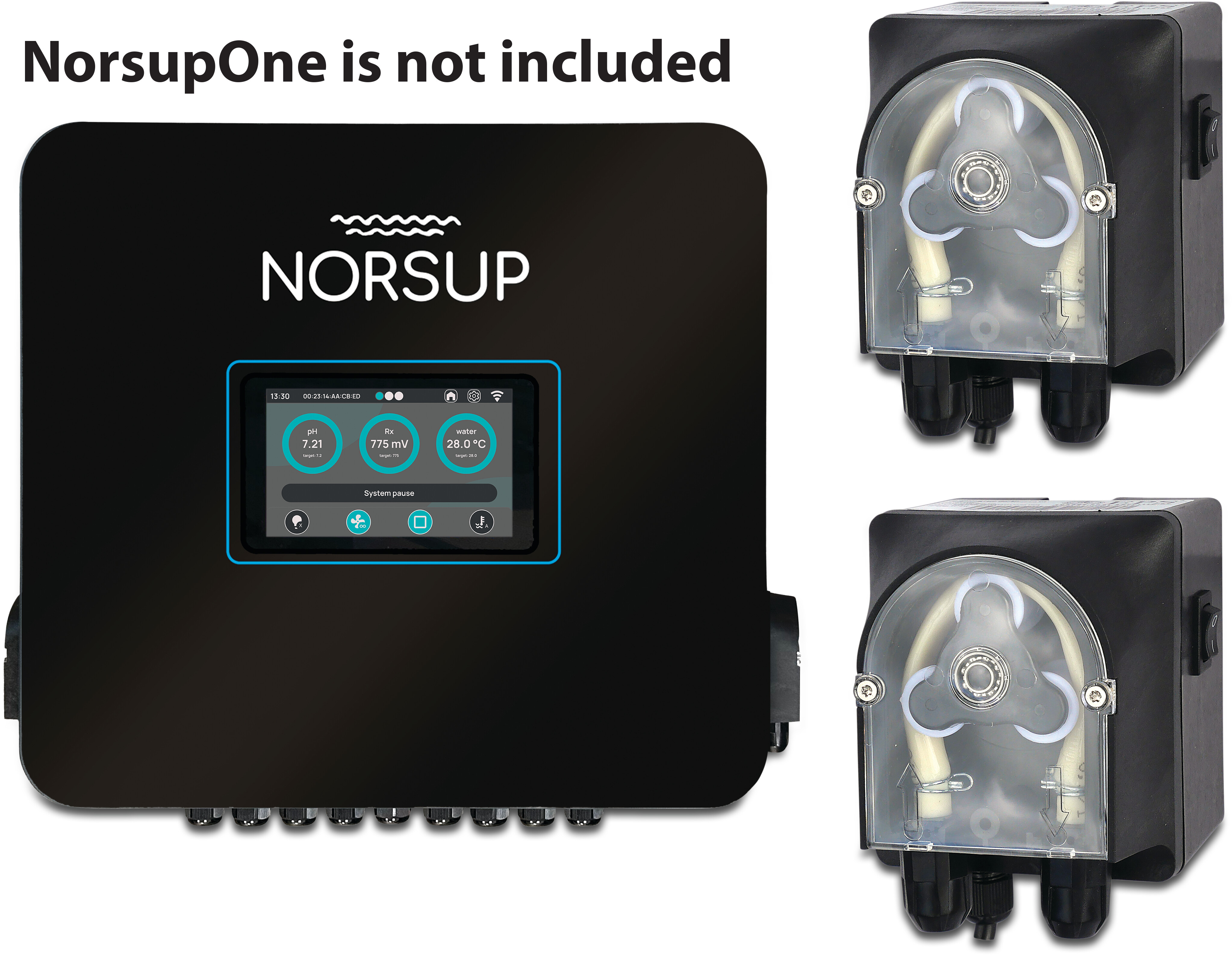 Norsup Wasseraufbereitungsset pH + Chlordosierung modular type NorsupOne V3