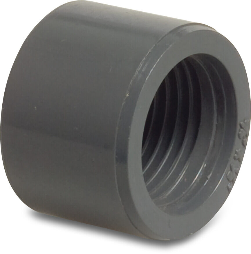 Profec Adaptor bush PVC-U 1" x 3/4" imperial glue spigot x female thread 10bar grey
