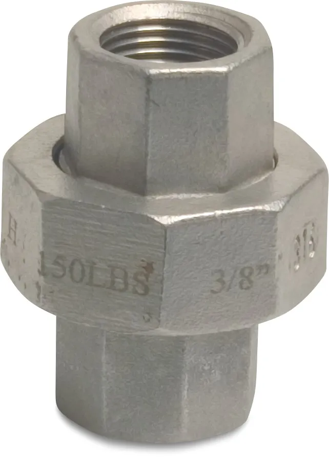 Profec Nr. 330 Union coupler stainless steel 316 1/2" female thread 10bar type flat