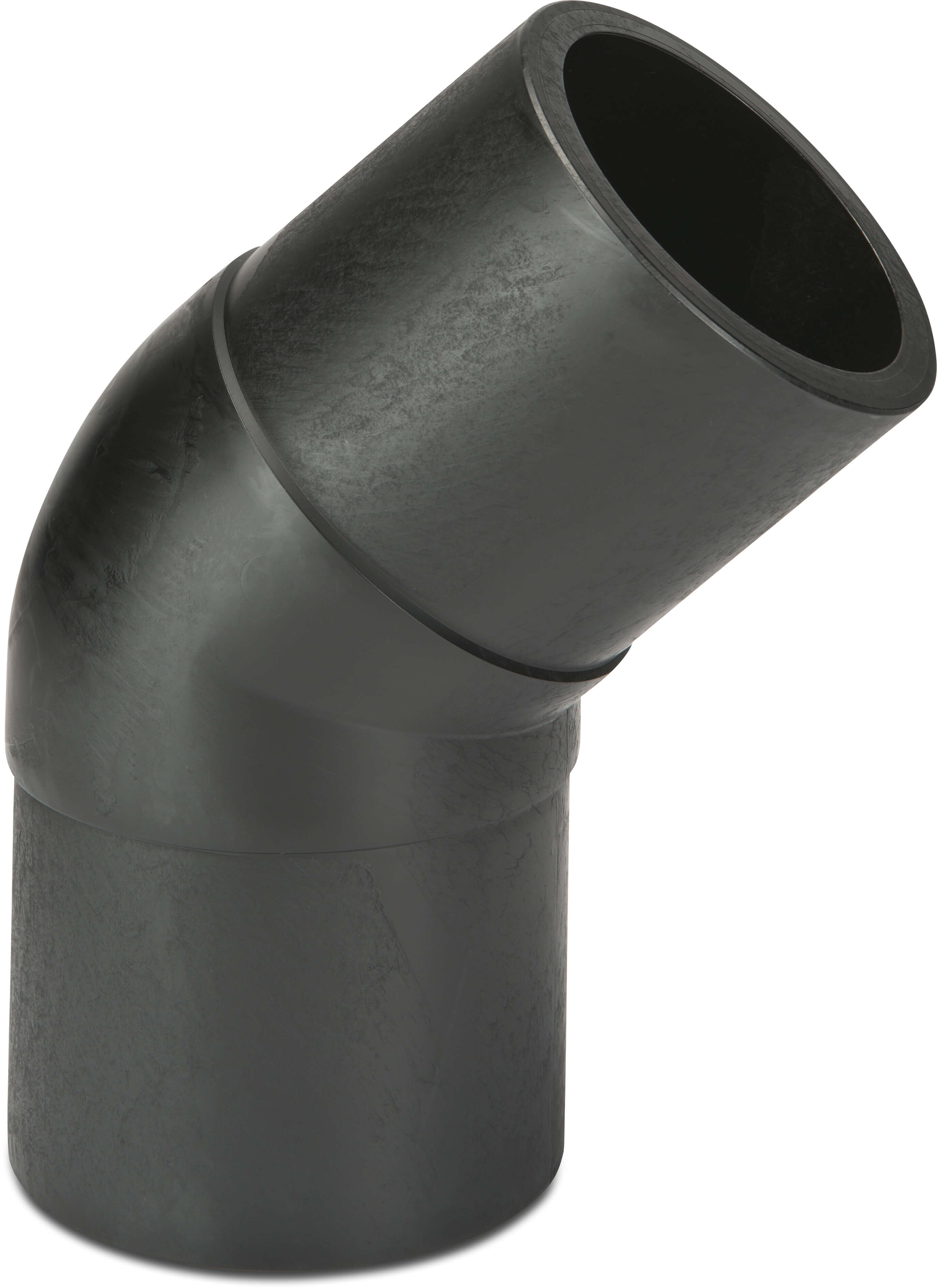 VDL Elbow 45° PE100 50 mm spigot SDR11 black DVGW/KIWA