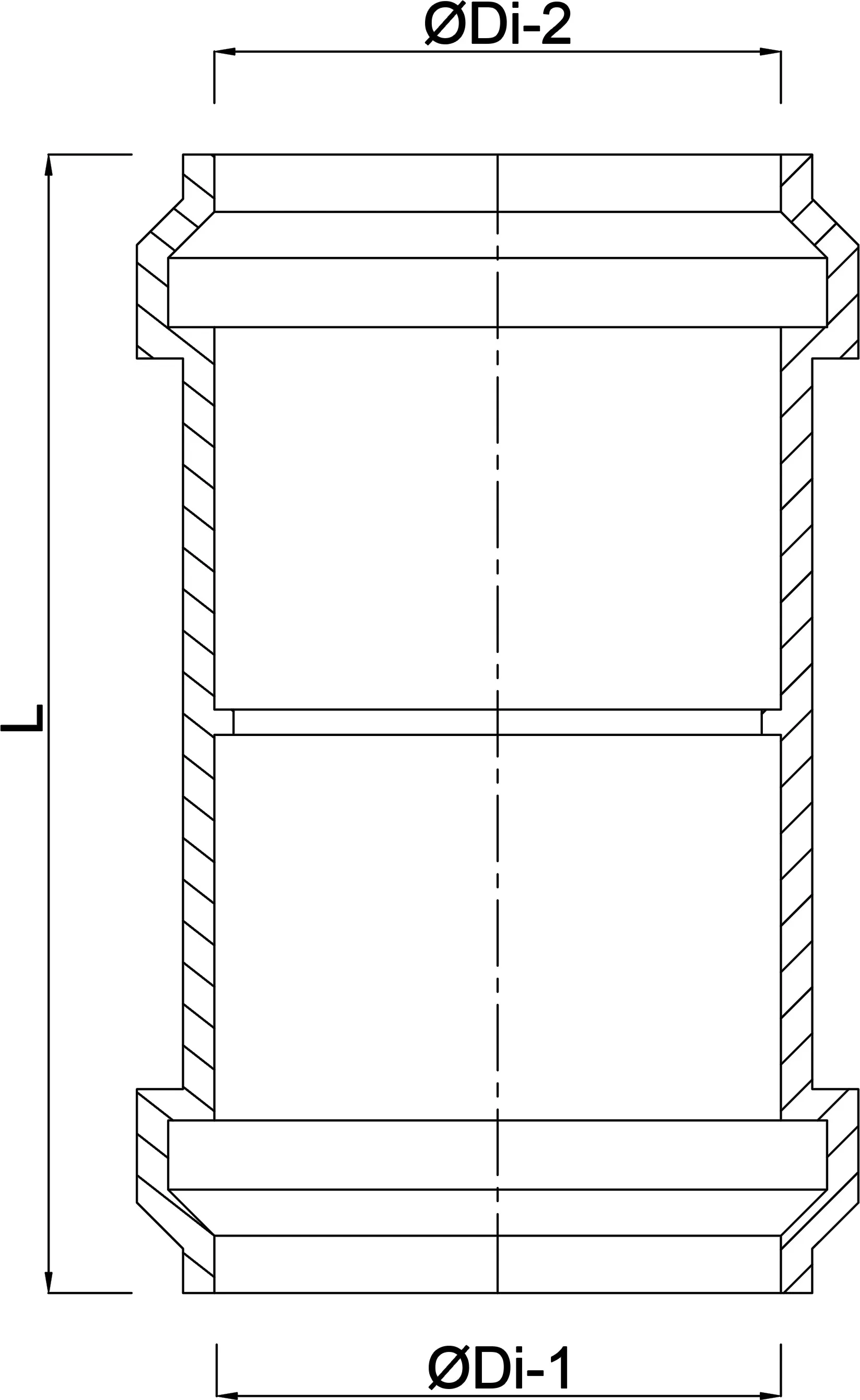 Sok PVC-U 315 mm SN4 manchet DN300 grijs KOMO/BENOR