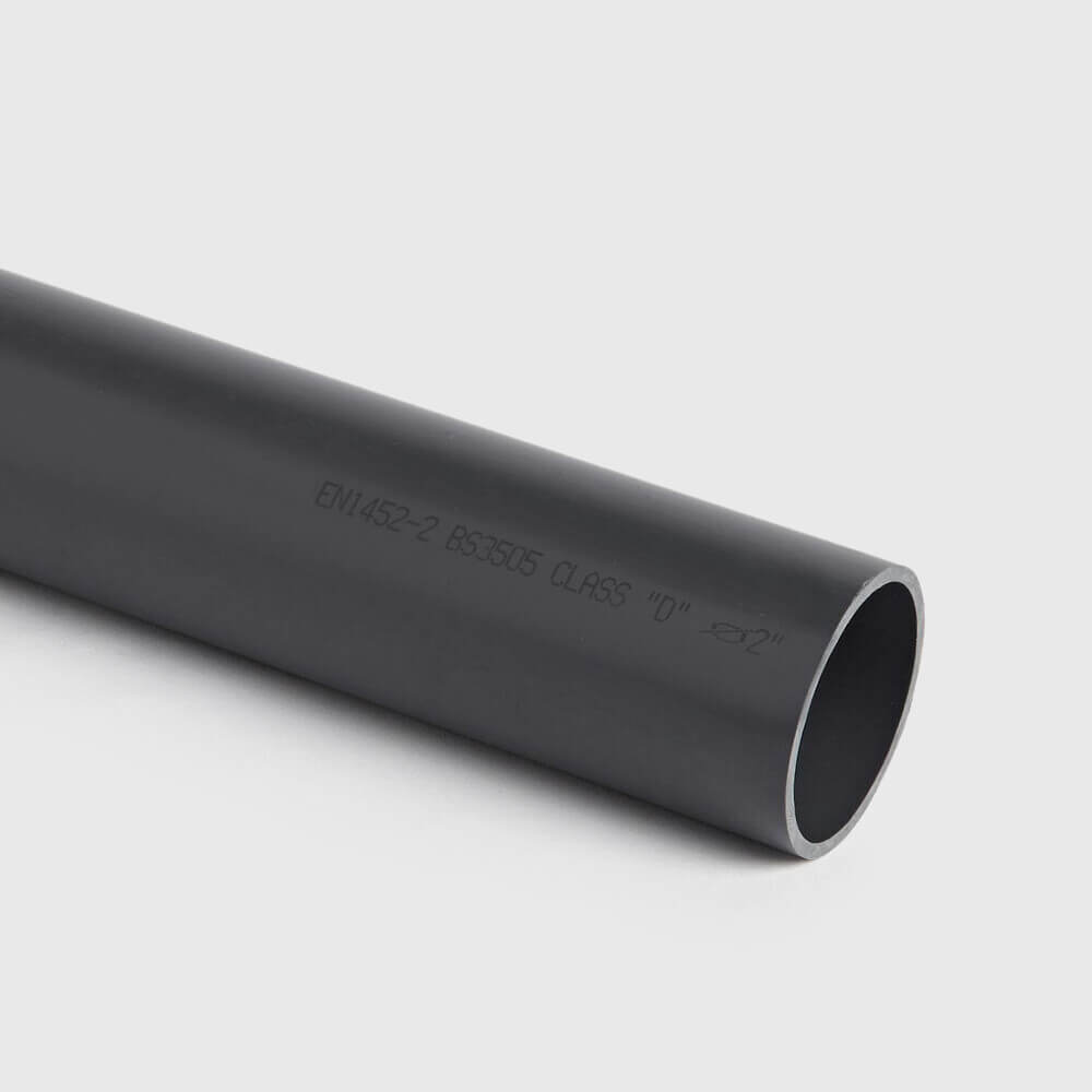 Pressure pipe PVC-U plain Class D-PN12 6m