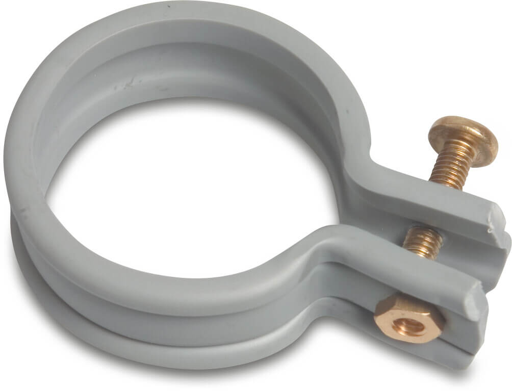 Bracket band PVC-U 32 mm grey