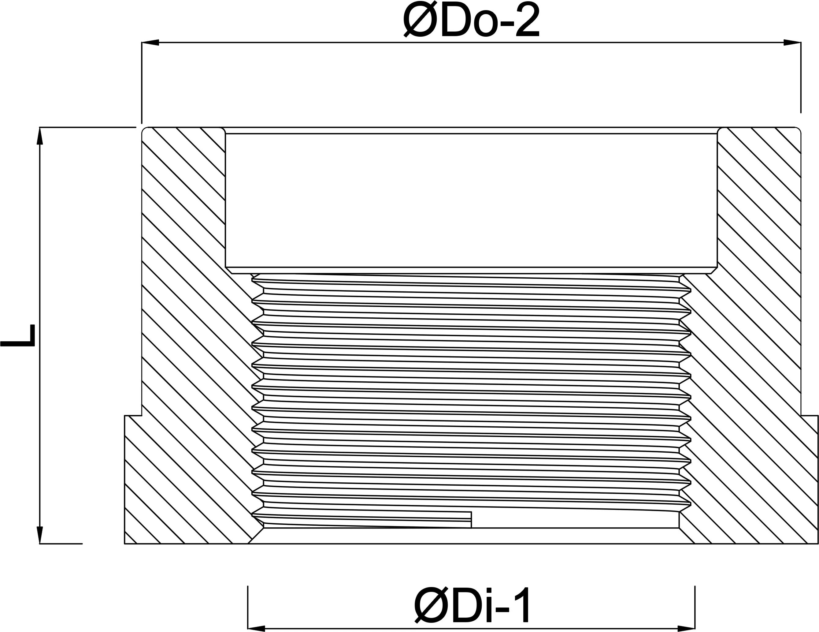 VDL Reduzierstück PVC-U 25 mm x 1/2" Klebestutzen x Innengewinde 16bar Grau