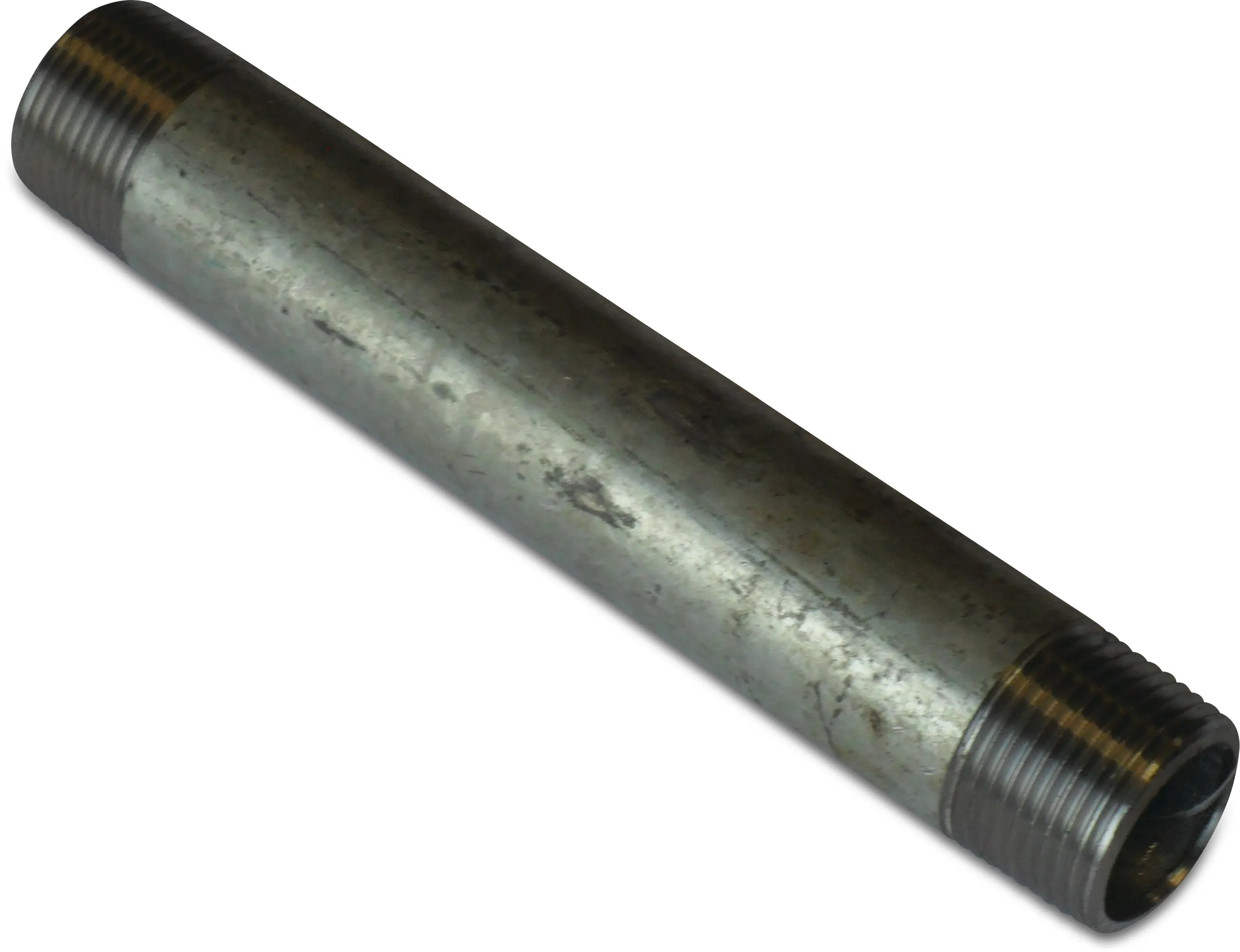 Profec Nr. 23 Rohrnippel Stahl Verzinkt 1/2" Außengewinde 40 mm P1