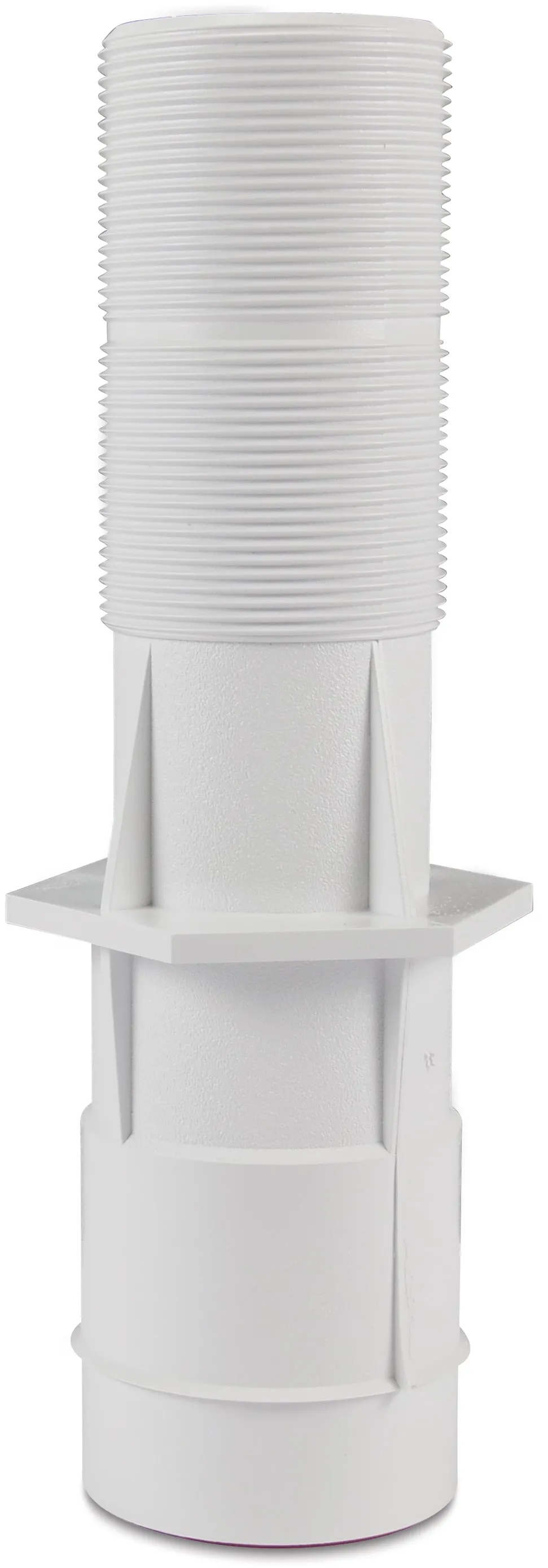 Hayward Wanddoorvoer PVC-U 2" x 2" x 50 mm binnendraad x buitendraad x lijmmof wit 250 mm Mini-LED
