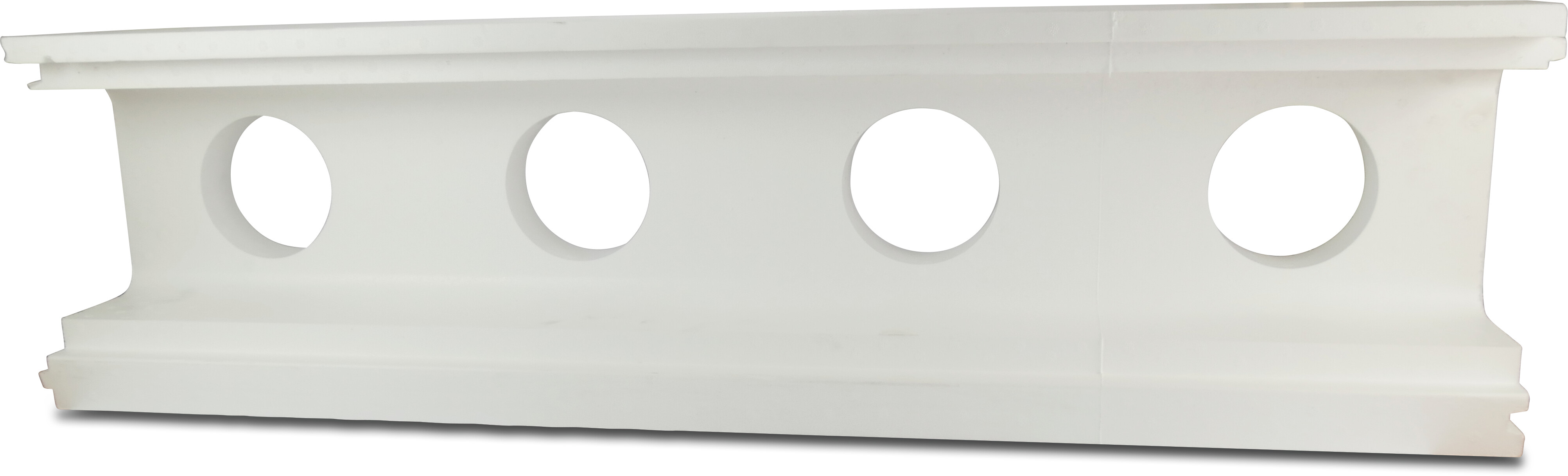 Basenowy bloczek przelewowy EPS40/EPS80 biały 1m type prosty