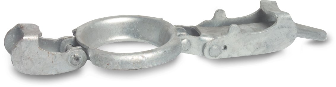 Clamp ring steel galvanised 50 mm male part Bauer type Bauer S2