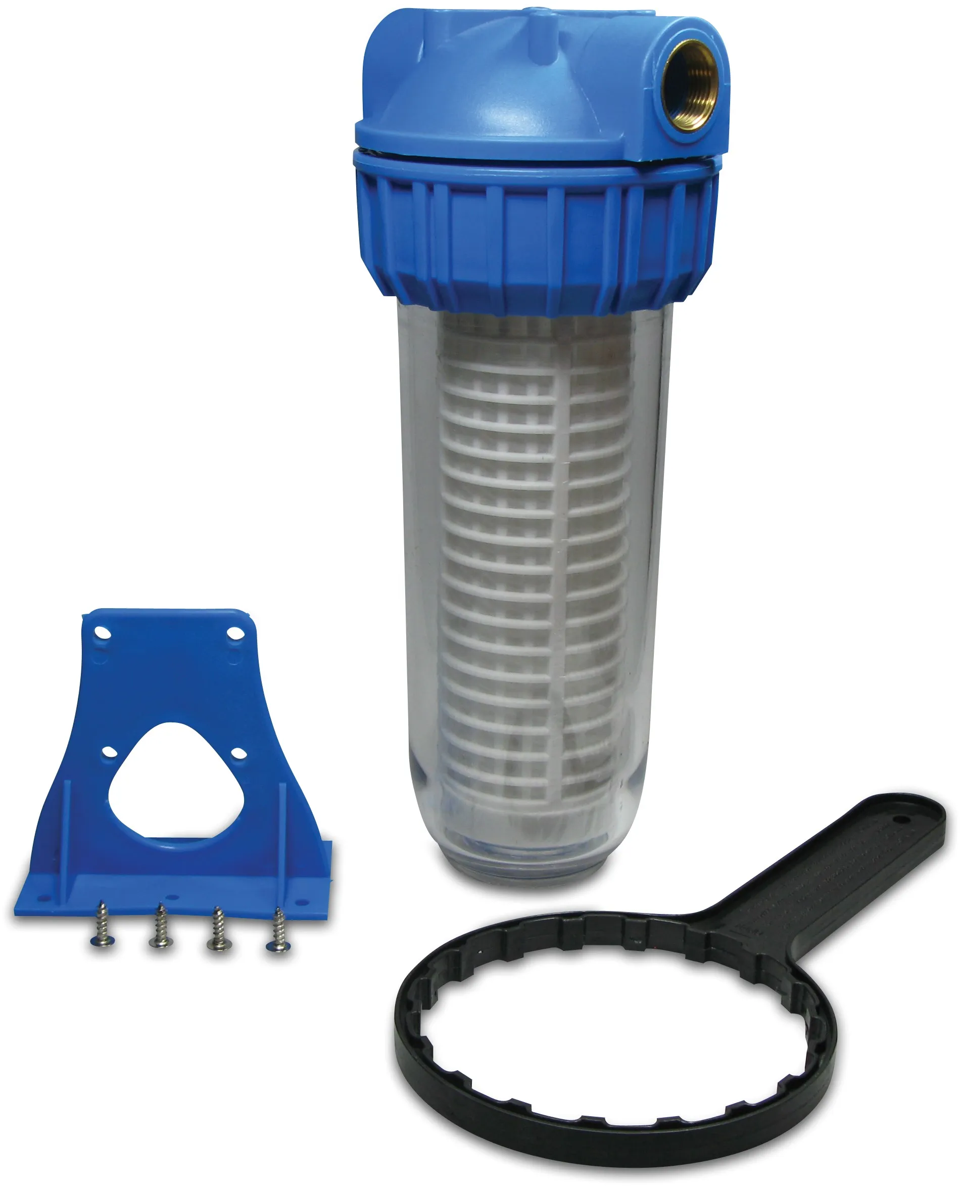 Wasserfilter 10" Kunststoff 3/4" Innengewinde 8bar L1