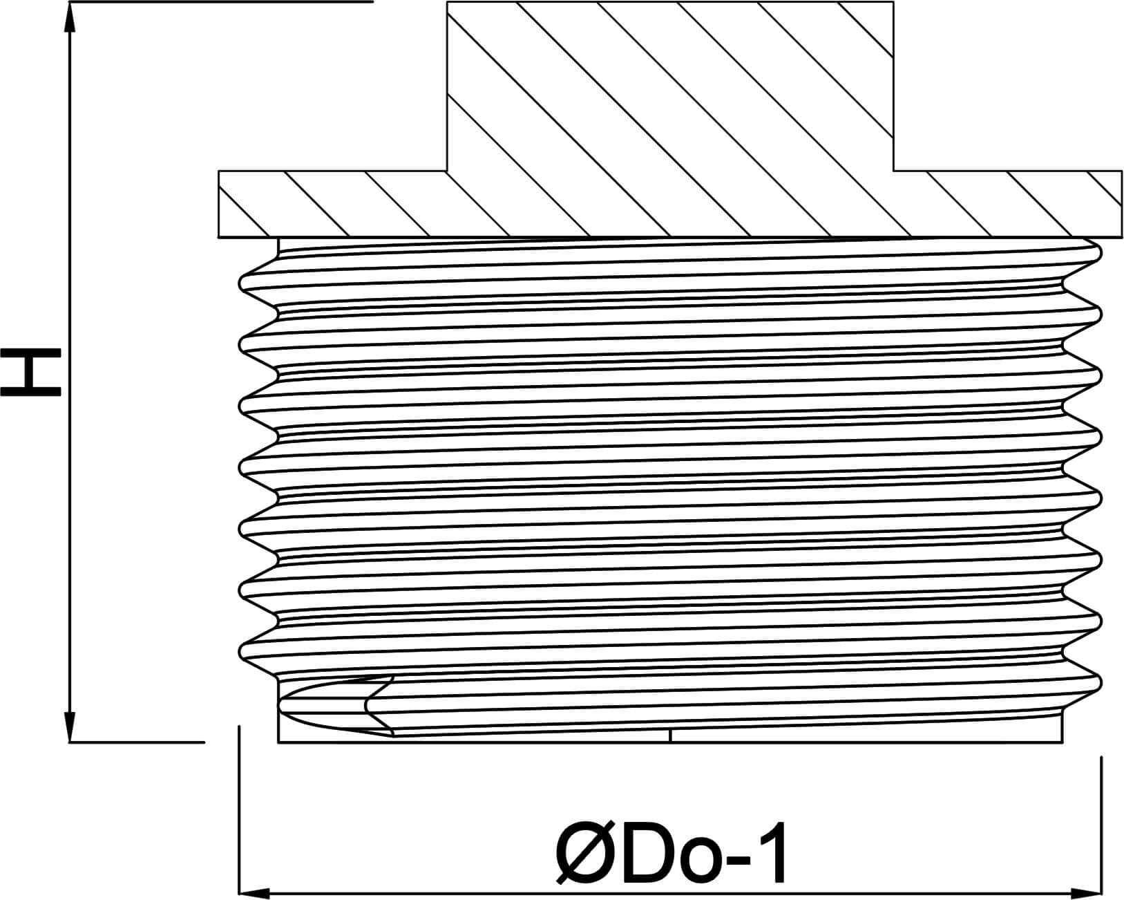 Profec Nr. 290 Plug cast iron galvanised 1 1/4" male thread 25bar DVGW