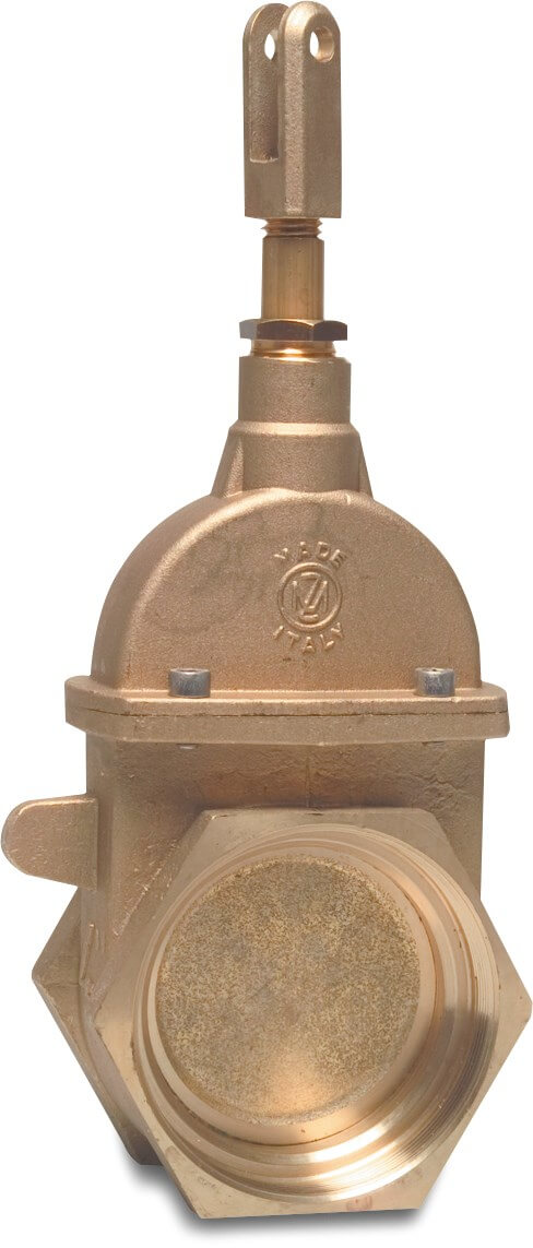 MZ Sluice valve brass 6" female thread NPT 4bar type 0041