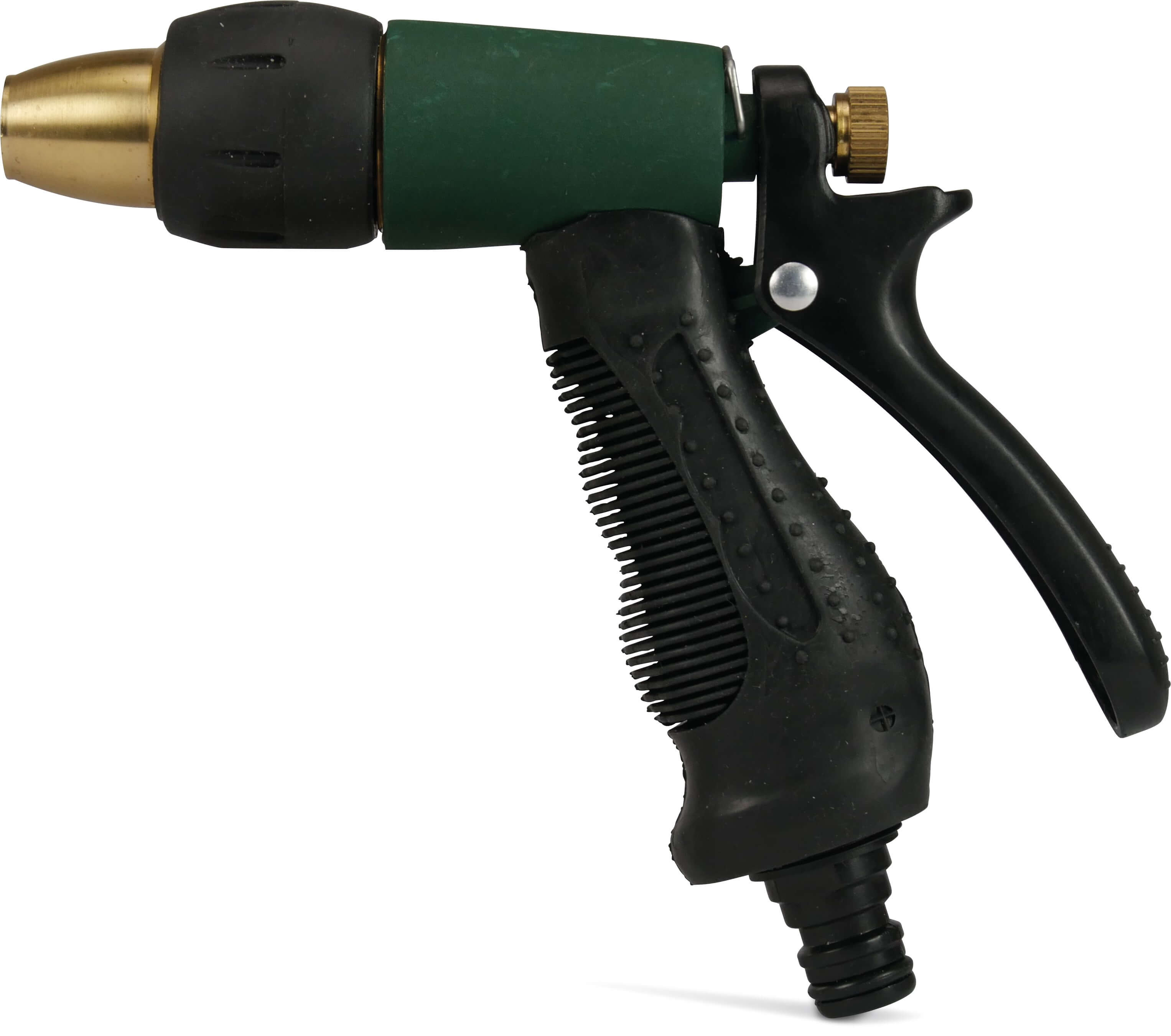 Spuitpistool zamac binnendraad/klik grijs/zwart type adjustable nozzle TOC