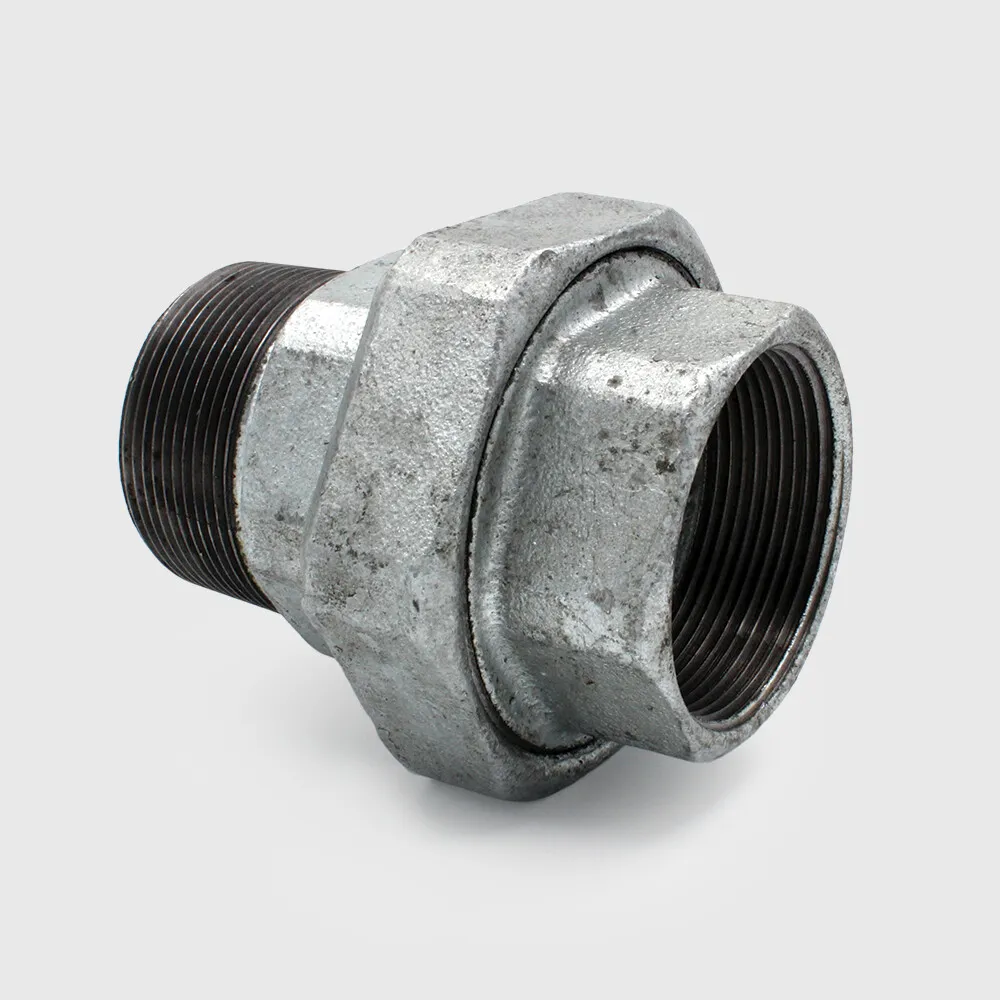 Profec Nr. 331 Union coupler cast iron galvanised 2 1/2" female thread x male thread 25bar DVGW type flat