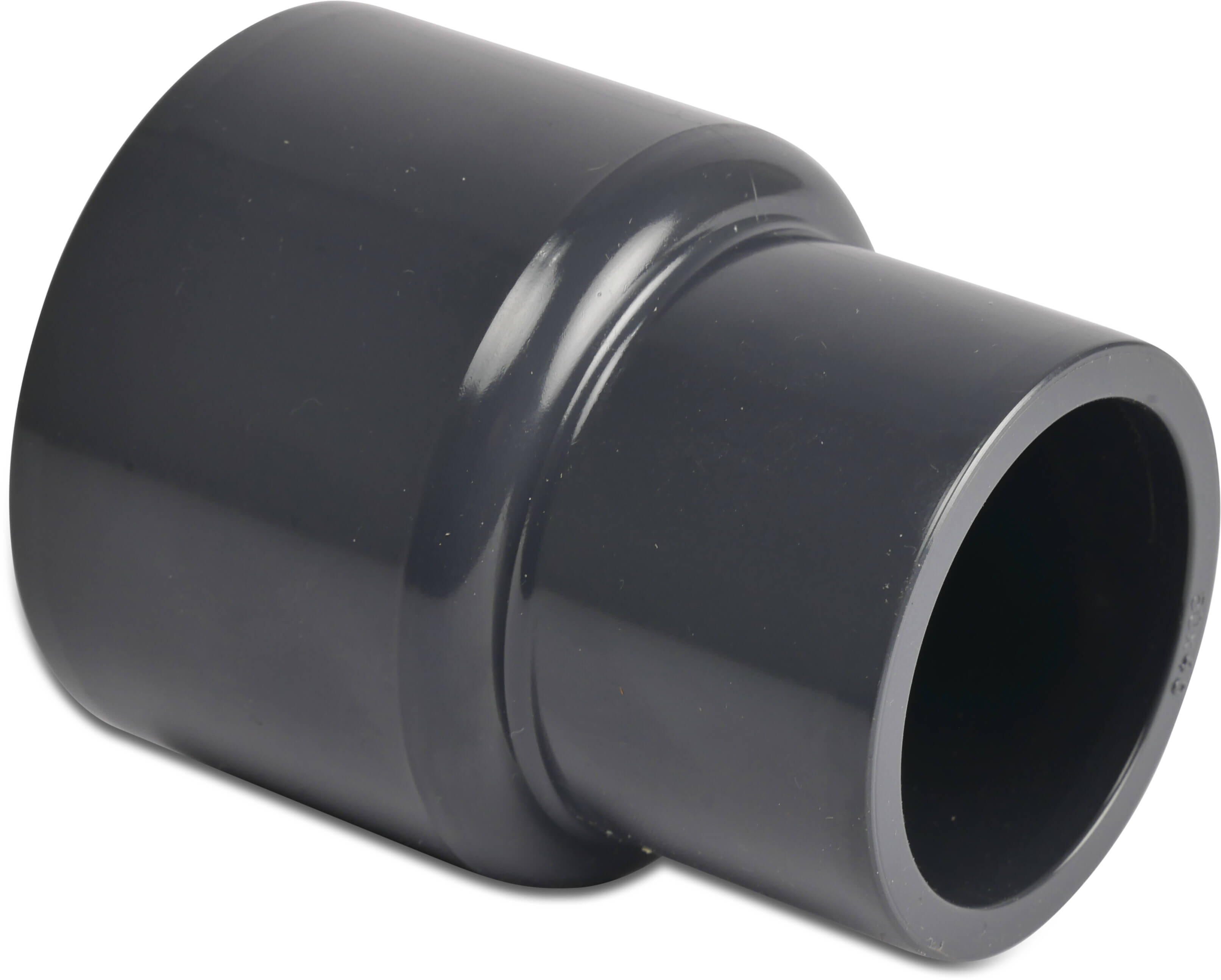Profec Reduktionsmuff PVC-U 250/225 mm x 200 mm limkoppling/limsockel x limsockel 10bar grå