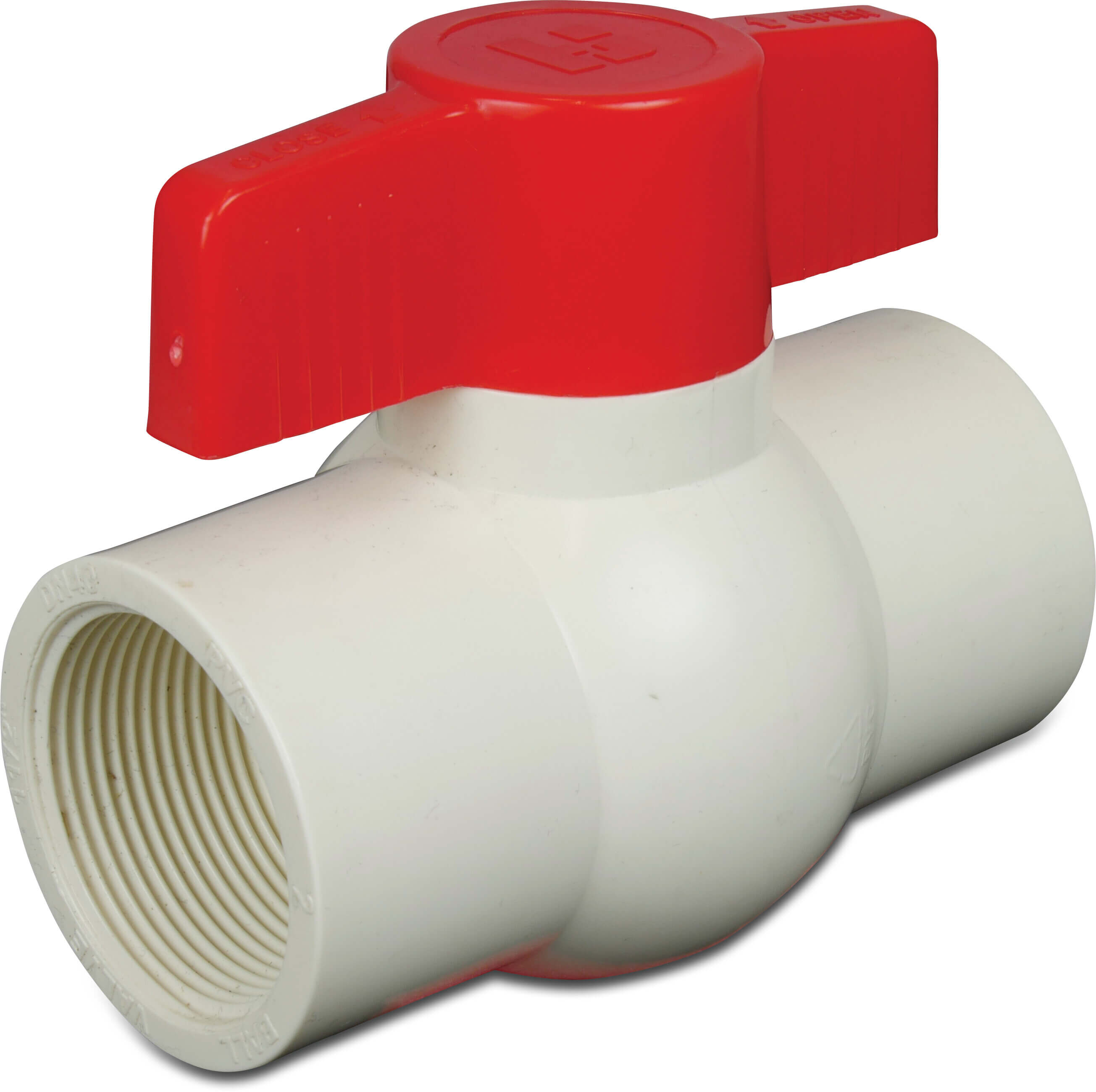 Profec Compact ball valve PVC-U 1" imperial glue socket white