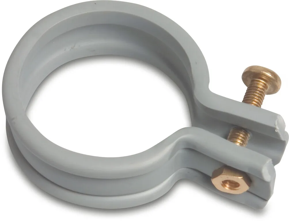 Bracket band PVC-U 75 mm grey