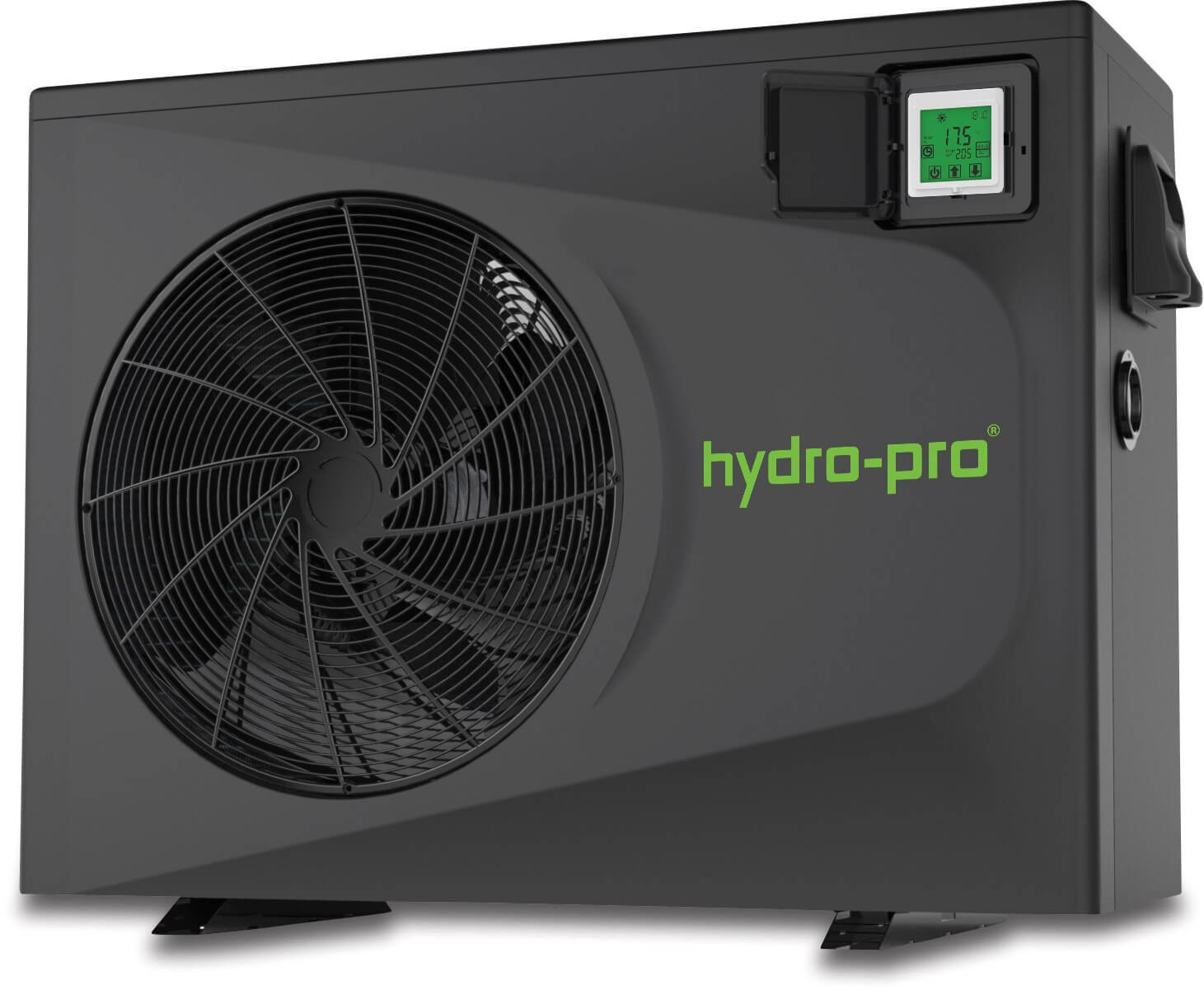 Hydro-Pro Heat pump 230VAC black type P6/32 On/Off horizontal