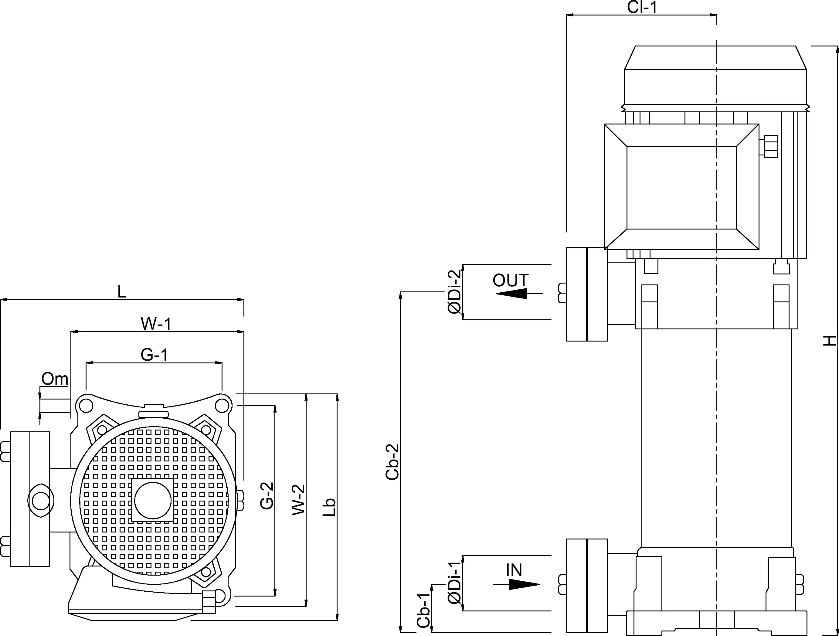 Foras P7SV - 350/7T Multi-stage centrifugal pump cast iron 1 1/4" female thread 5,1A 230/400VAC blue