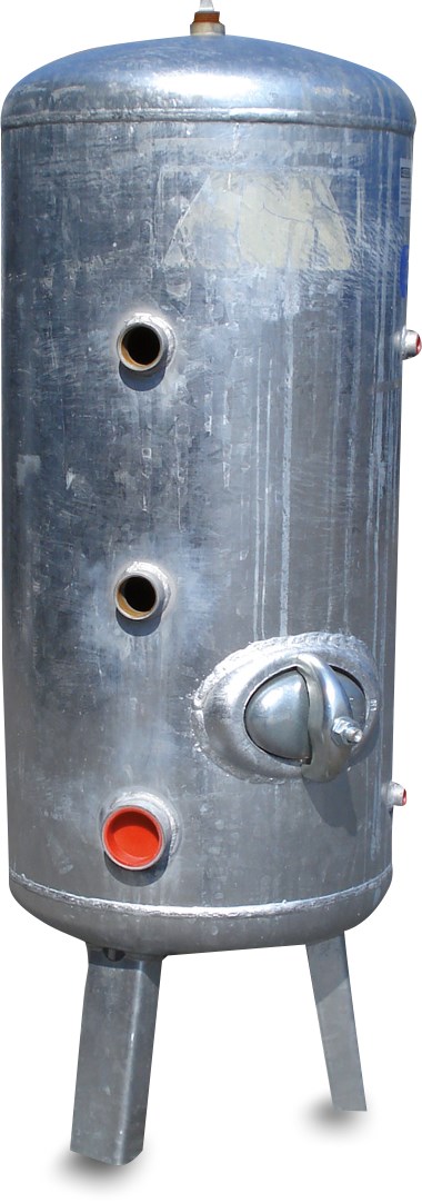 Pressure tank steel galvanised 2" female thread 6bar 500ltr type vertical