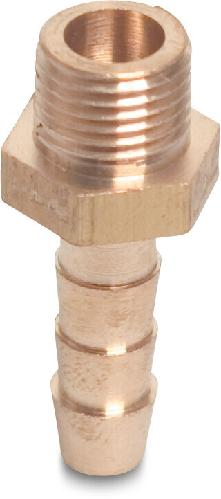 Profec Slangestuds messing 1/8" x 10 mm udvendig gevind x slangestuds