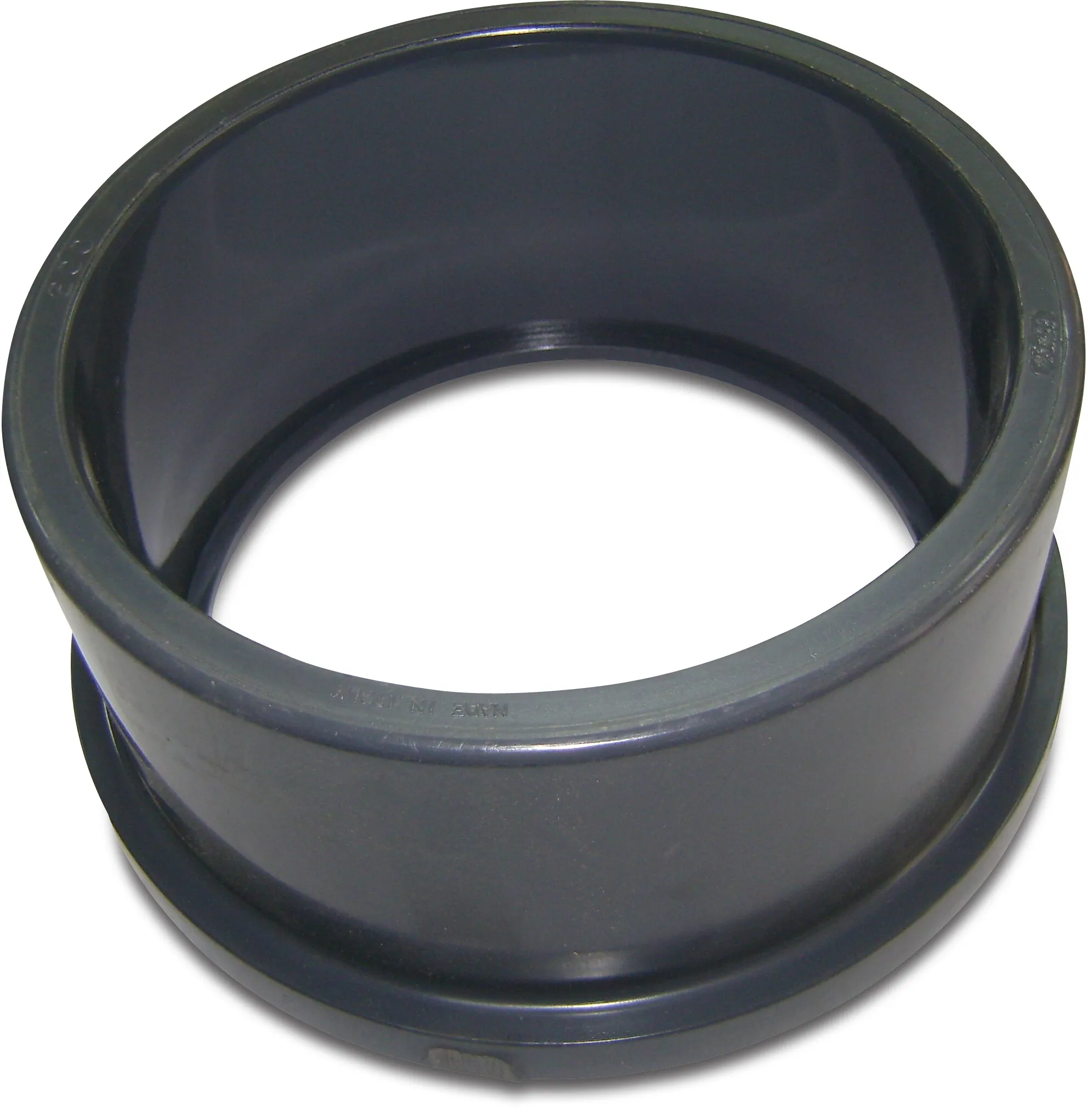Flangebøsning PVC-U 225 mm limmuffe 16bar DN200 grå