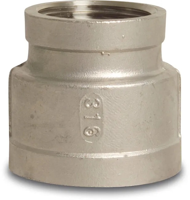 Profec Nr. 240 Reducer socket stainless steel 316 1 1/2" x 1" female thread 16bar