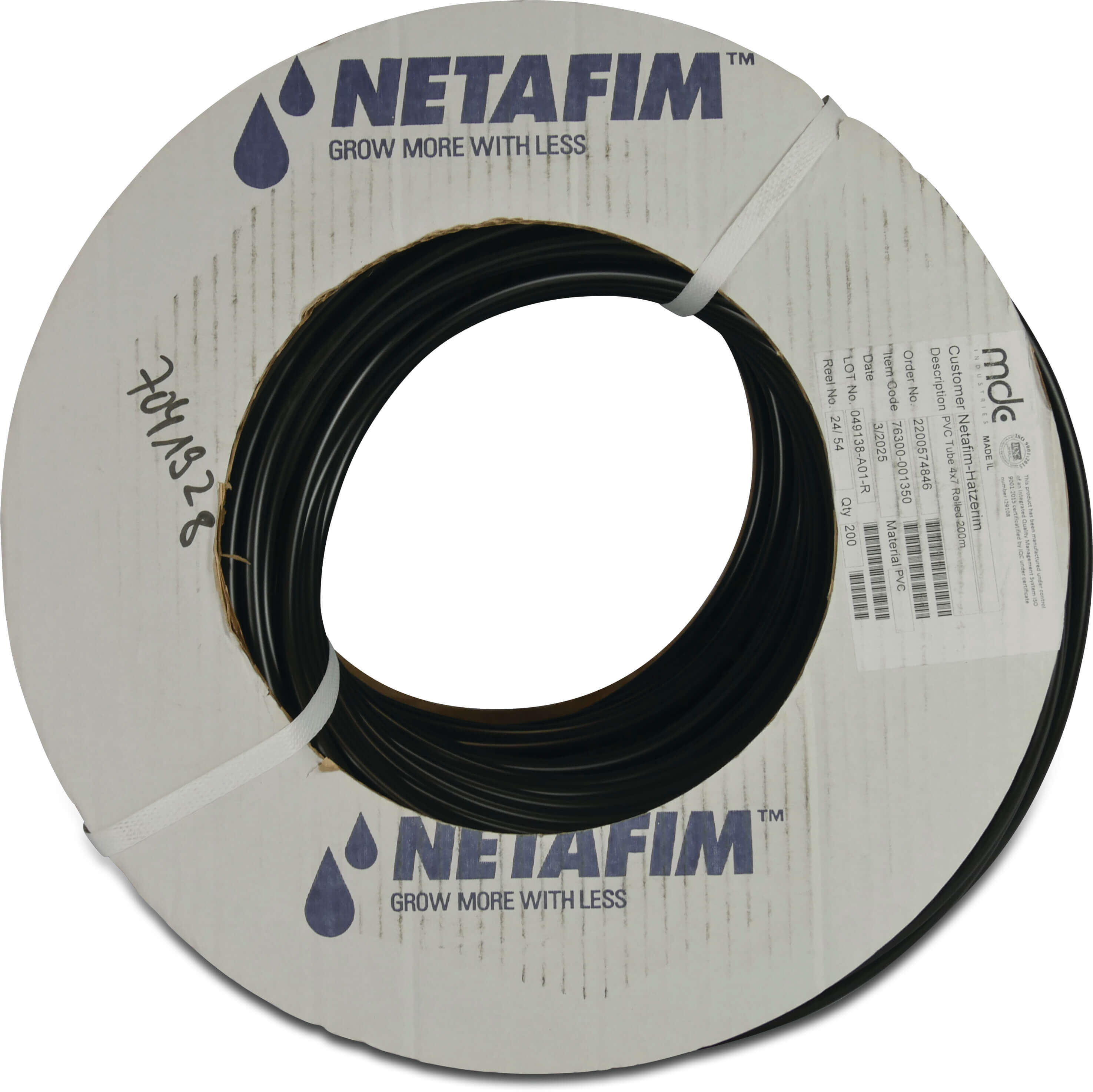 Micro hose PVC 4/6,5 mm Schwarz 200m