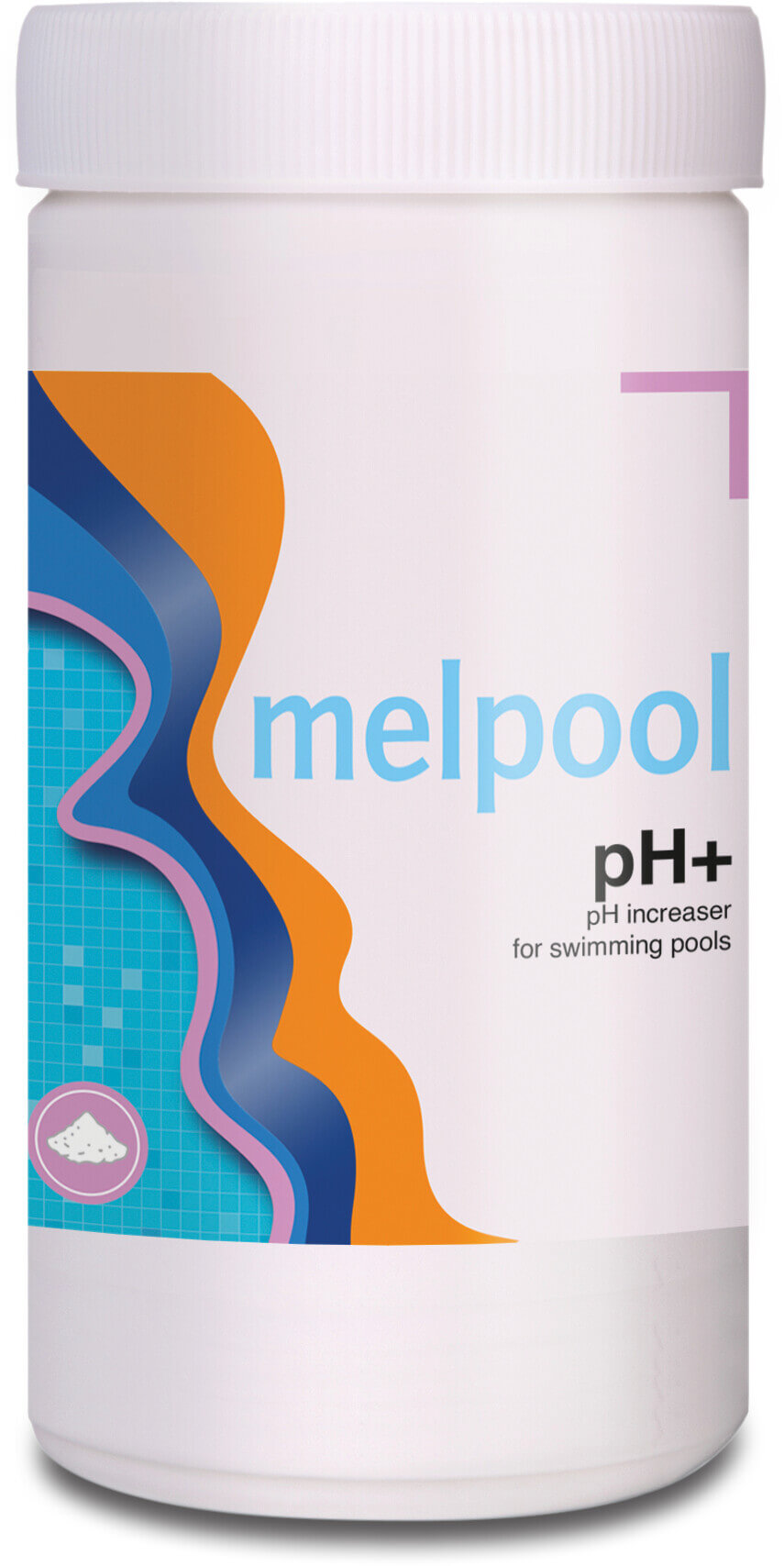 Melpool pH+ sodium carbonate to increase pH 1000g