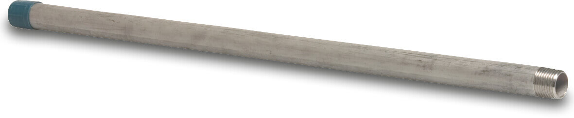 Nr. 23 Pipe nipple stainless steel 304 1/2" male thread 750 mm