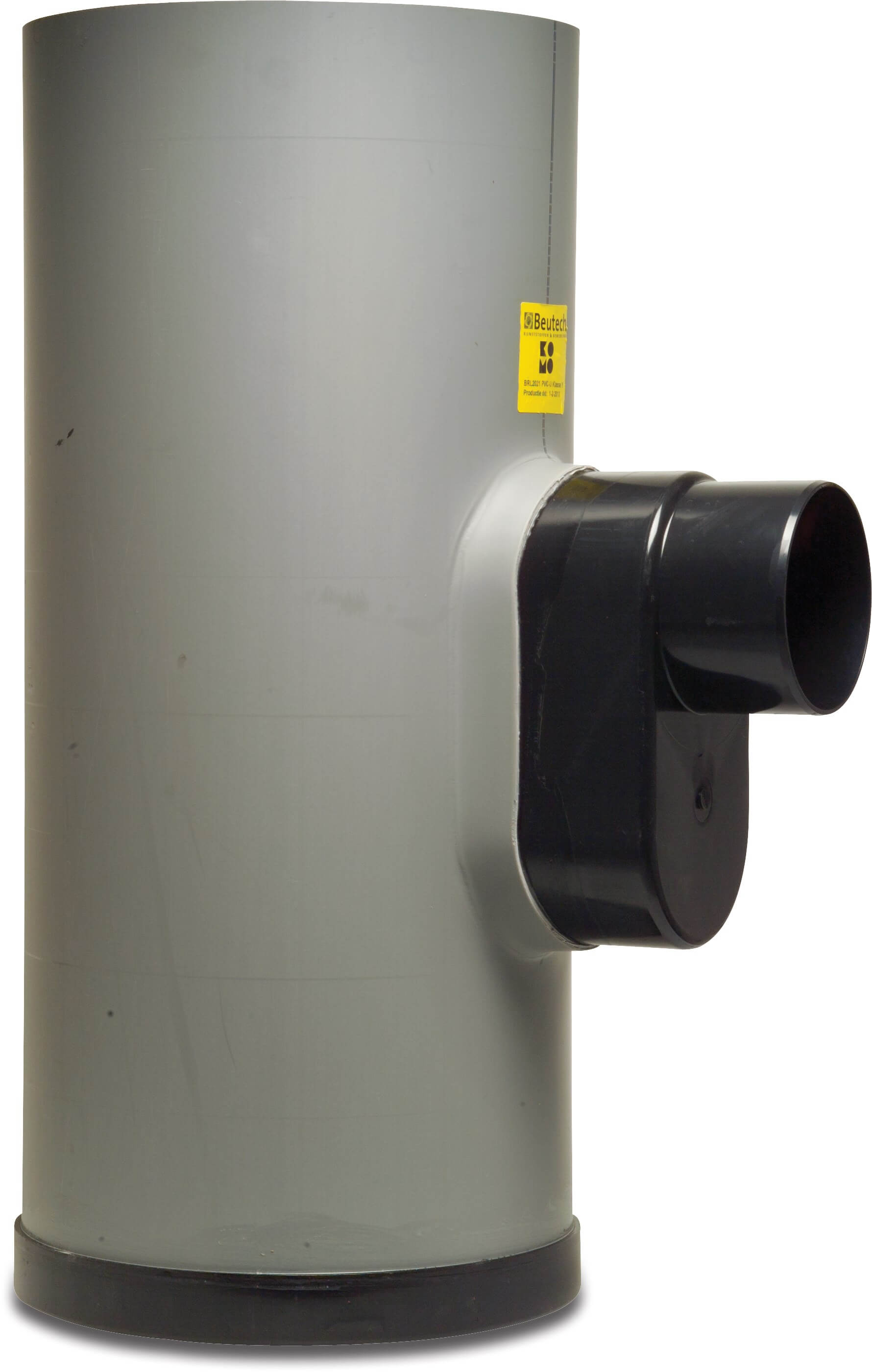 Road drain base PVC-U 315 mm x 125 mm spigot grey
