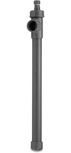 VDL T-teleskop PVC-U 63 mm limmuffe grå type stand