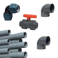 Plastic pressure piping systems