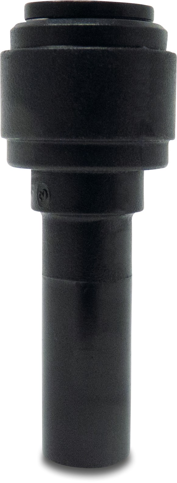 Reducer socket POM 6 mm x 4 mm spigot x push-in 20bar black WRAS type Aquaspeed