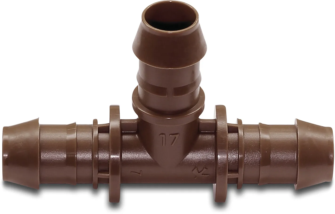 Rain Bird T-piece plastic 17 mm barbed 3,5bar 3.5bar brown type XFF17