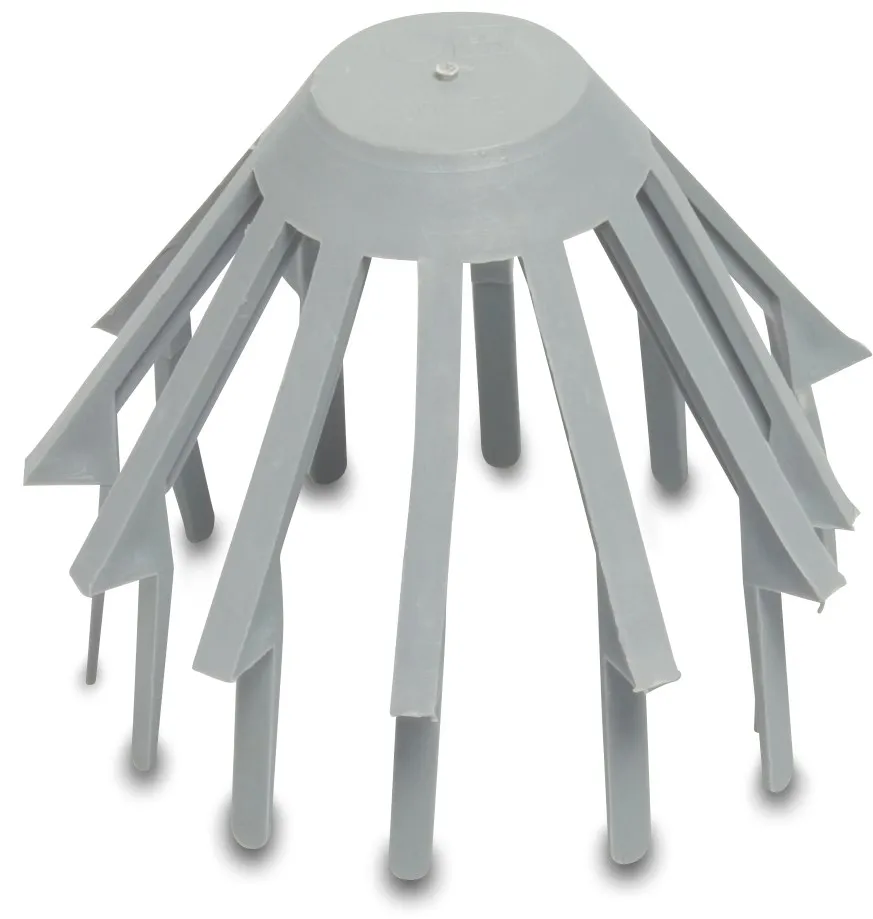 Leaf trap PP 60/75 mm grey
