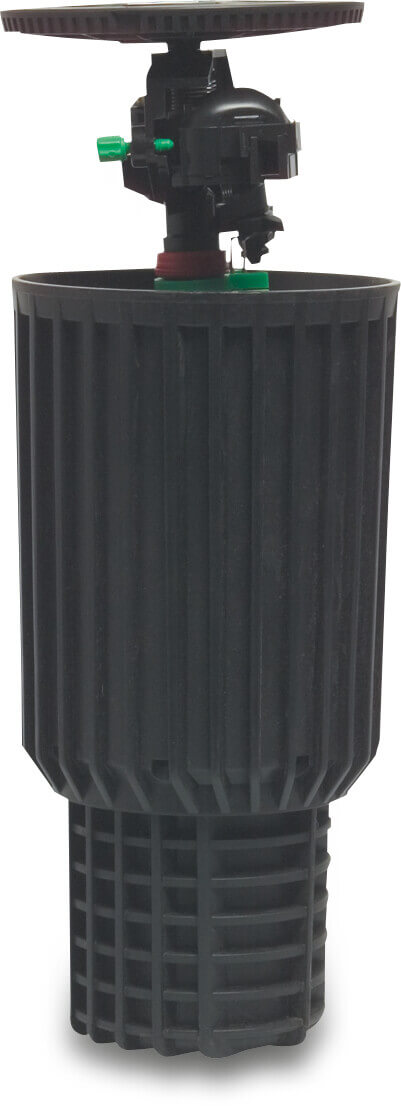 NaanDanJain Pop-up-Regner Kunststoff 1/2" Innengewinde 4.0bar 4,0 mm 30°-360° Schwarz type 805
