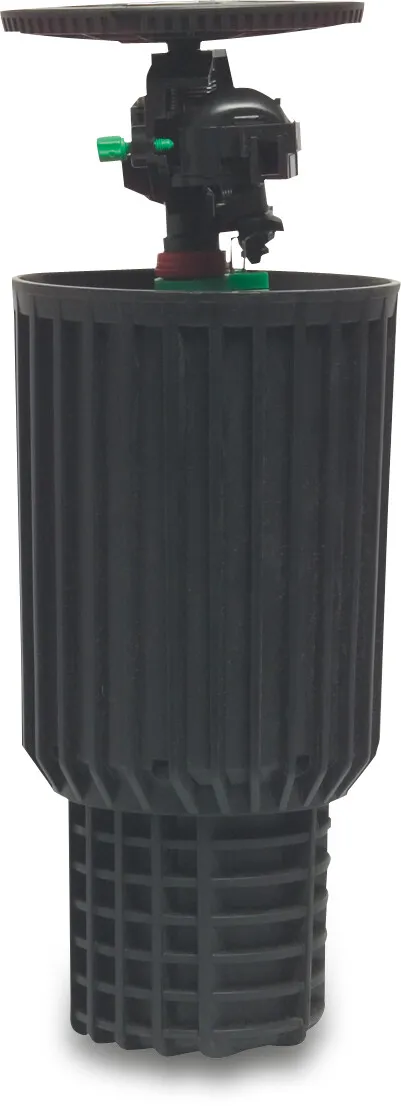 NaanDan Pop-up-Regner Kunststoff 1/2" Innengewinde 4.0bar 4,0 mm 30°-360° Schwarz type 805